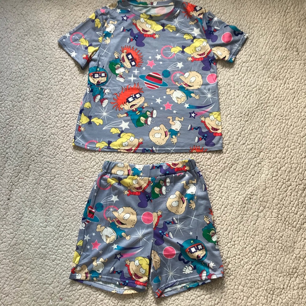 Handmade Gray Rugrats 2 piece set - Picture 7 of 7